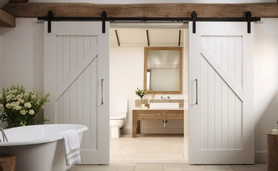 internal bathroom barn doors melbourne